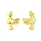 Alloy Pendants, Bird, Golden, Lead Free & Cadmium Free & Nickel Free, about 22mm long, 15mm wide, 3mm thick, hole: 1.5mm