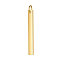201 Stainless Steel Pendants, Rectangle, Stamping Blank Tag, Golden, 30x3x1.5mm, Hole: 3mm
