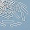 Brass Linking Rings, Long-Lasting Plated, Oval, 925 Sterling Silver Plated, 25x6x1mm, Inner Diameter: 23x4mm