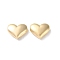 Brass Beads, Cadmium Free & Nickel Free & Lead Free, Heart, Real 18K Gold Plated, 12x14.5x5mm, Hole: 1.2mm