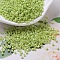 MIYUKI Delica Beads, Cylinder, Japanese Seed Beads, 11/0, (DB0169) Opaque Chartreuse AB, 1.3x1.6mm, Hole: 0.8mm, about 100000pcs/500g