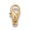 Brass Lobster Claw Clasps, Parrot Trigger Clasps, Cadmium Free & Nickel Free & Lead Free, Long-Lasting Plated, Real 18K Gold Plated, 16x8x4mm, Hole: 2mm