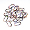 Cellulose Acetate(Resin) Pendants, Oval, Colorful, 30x14x2.5mm, Hole: 1.5mm