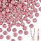 PH PandaHall 8mm Pink Rhinestone Clay Beads Polymer Clay Crystal Beads, 100pcs Pave Disco Ball Clay Beads Round Diamond Clay Beads for Necklace Bracelet Earring Jewelry Making DIY Crafts