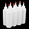 PandaHall 8 Pack 6 Oz Plastic Squeeze Bottles with Red Tip Caps for Crafts, Art, Glue, Multi Purpose