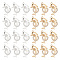 arricraft 32 Pcs 2 Colors Dolphin with Heart Pendants, Alloy Rhinestone Ocean Fish Charm Pendants for Earring Necklace Keychain Jewelry Craft Makings