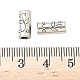 Сплавочные овальные бусины тибетского стиля  TIBEB-L008-09AS-3