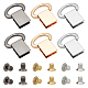 6 комплект подвесных застежек из сплава 3 цветов DIY-WR0002-39-1