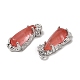 Латунные микро проложить кубического циркония подвески KK-C028-12P-05-2