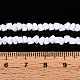 Непрозрачное стекло бисер нитей GLAA-N019-4mm-03-4