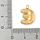 Подвески с инициалами из нержавеющей стали 304 STAS-S186-12E-G-3