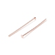 Латунные шпильки с плоской головкой KK-WH0058-03A-RG-2