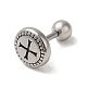 Серьги-гвоздики из нержавеющей стали 304 EJEW-K260-01AS-1