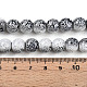 Прозрачная выпечка окрашенные стеклянные бусины нити DGLA-N009-10mm-09-5