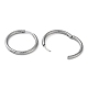 Серьги-кольца Huggie Hoop из нержавеющей стали 304 EJEW-H111-01G-P-2