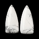 Кабошоны из натурального говлита G-D066-03B-2