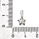 Латунные микро проложить кубического циркония подвески KK-D356-05A-P-3