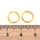 Латунные кольца прыжок открыт KK-G514-01F-G-3