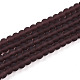Прозрачные стеклянные бусины GLAA-T032-T4mm-MD19-1