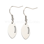 Серьги-подвески из нержавеющей стали 304 EJEW-B032-01P