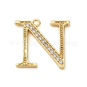 Подвеска из латуни с микропаве из кубического циркония KK-H449-76G-04