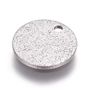 Подвески из текстурированной нержавеющей стали 304 STAS-I098-01-10mm-P