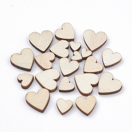 Неокрашенные натуральные деревянные бусины WOOD-N002-04-1