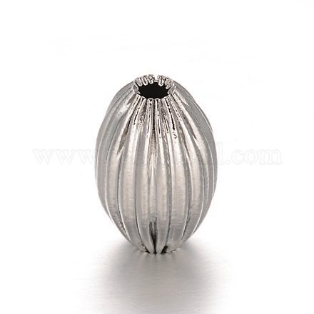 Рифленые бусины из нержавеющей стали марки 304 STAS-I050-04-1
