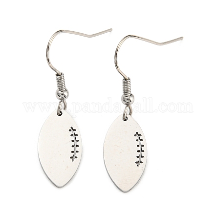 Серьги-подвески из нержавеющей стали 304 EJEW-B032-01P-1
