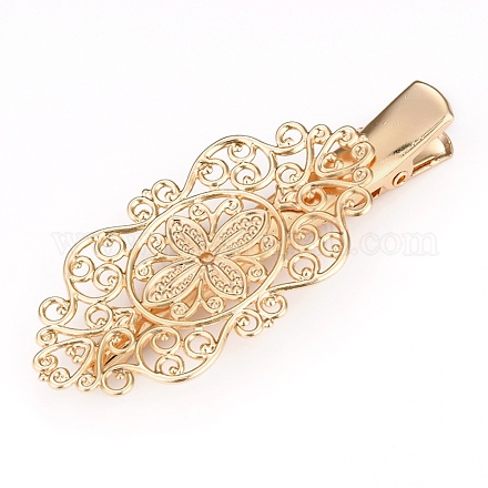 Латунные заколки крокодил KK-I681-03G-1