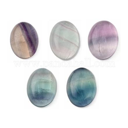 Природные флюорита кабошоны G-I065-18x13mm-1