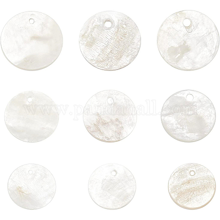 240 шт. 3 подвески из ракушек Capiz SHEL-BC0001-015-1