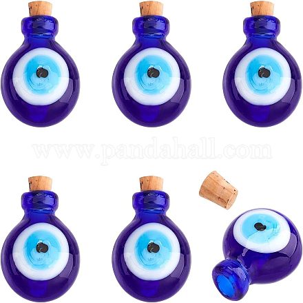 Nbeads 6 шт. подвески для флаконов духов LAMP-NB0001-20-1