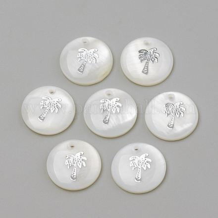 Подвески из пресноводных оболочек SHEL-Q010-008P-1