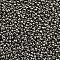 12/0 Grade A Round Glass Seed Beads, Metallic Colours, Dark Gray, 12/0, 2x1.5mm, Hole: 0.3mm, about 30000pcs/bag