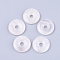 Natural Rose Quartz Pendants, Donut/Pi Disc, Donut Width: 12mm, 30x4.5~5.5mm, Hole: 6mm