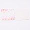 White Cardboard Earring Display Cards, Square with Flower Pattern, Pink, 2x2 inch(5x5cm)