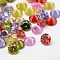 Cubic Zirconia Cabochons, Grade A, Faceted, Diamond, Mixed Color, 10x5.5~6mm