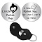201 Stainless Steel Commemorative Coin, Pocket Hug Coin, Inspirational Quote Coin, Decision Maker, Flat Round, Stainless Steel Color, Heart, 30x2mm