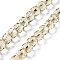 Electroplate Rondelle Glass Beads Strands, Pear Lurster Plated, Faceted, Lemon Chiffon, 7.5x7mm, Hole: 1.4mm, about 70pcs/strand, 19.69''(50cm)