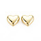 Rack Plating Alloy Beads, Cadmium Free & Nickel Free & Lead Free, Heart, Light Gold, 15x16x8.5mm, Hole: 1.8mm