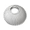 Non-Tarnish 304 Stainless Steel Pendants, Flat Round Charm, Stainless Steel Color, 25x3mm, Hole: 7mm