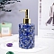Natural Lapis Lazuli Dispenser Pump Bottles, Shower Shampoo Cosmetic Emulsion Storage Bottle, Column, 7.5x17cm, Capacity: 160ml(5.41fl. oz)