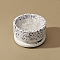 Natural Selenite Charging Bowl, with Quartz Crystal Chip Beads, for Jewelry Storage Container, 100x55mm