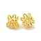 Brass Bead Caps, Double Sided, Long-Lasting Plated, Lead Free & Cadmium Free, Golden, 7x6.5mm, Hole: 1.5mm