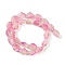 Handmade Lampwork Beads Strands, Shell Shapes, Flamingo, 16~16.5x12~13x9~10mm, Hole: 1.2mm, about 25pcs/strand, 16.14''(41cm)