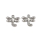 304 Stainless Steel Charms, Dragonfly Charm, Anti-Tarnish, Stainless Steel Color, 12x14x2mm, Hole: 1.2mm