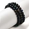 Natural Azurite Beads Strands, Round, 4~4.5mm, Hole: 0.8mm, about 93pcs/strand, 15.94''(40.5cm)