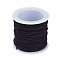 Elastic Cord, Black, 1mm, about 22.96 yards(21m)/roll