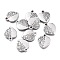 Tarnish Resistant 304 Stainless Steel Pendants, Textured, Heart, Stainless Steel Color, 20x16.5x3.3mm, Hole: 2.4mm